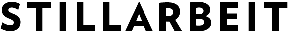 Logo Stillarbeit - Kommunikationsdesign